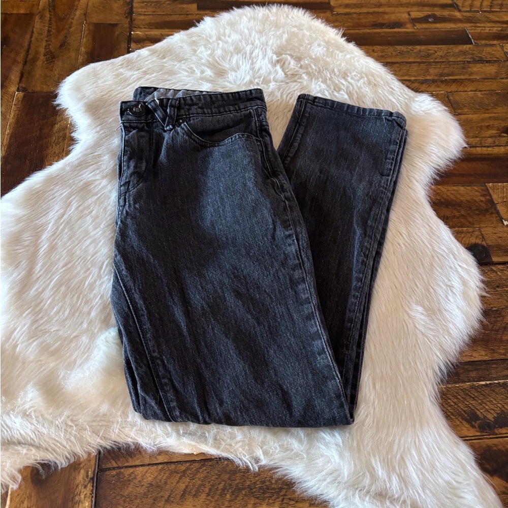 Volcom Solver Denim Jeans in Stoney Black for Men